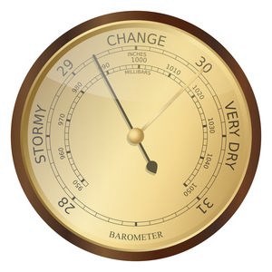 Illustration eines Barometers